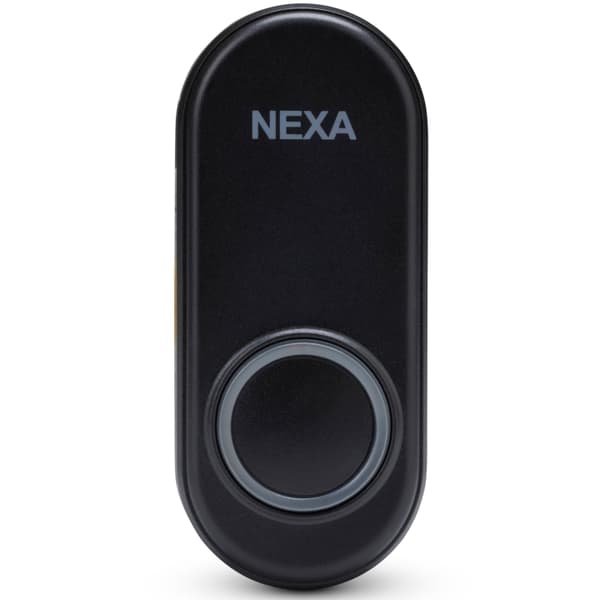 nexa MLT-1925 Dörrklocka tryckknapp Svart