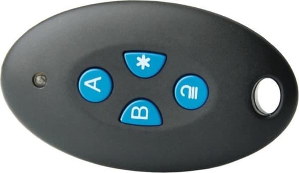 ABUS FU8150 kaukosäädin IR Wireless Musta, Siniset Painopainikkeet