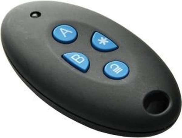 ABUS FU8150 kaukosäädin IR Wireless Musta, Siniset Painopainikkeet musta, Sininen