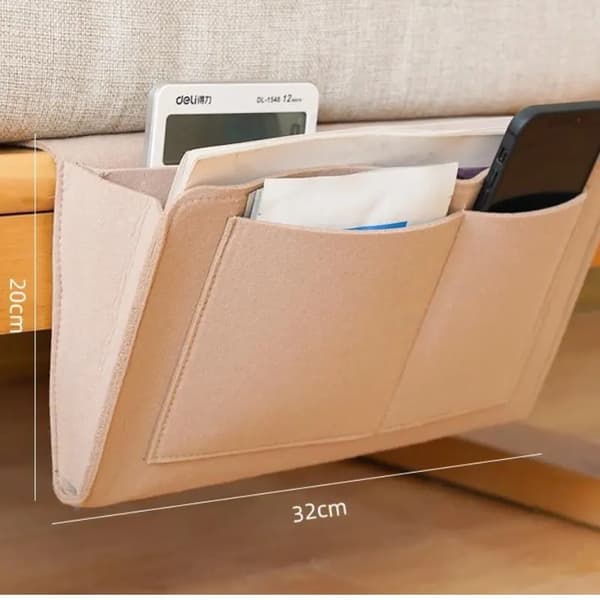 Pouch Bed – Förvaringsväska i Filt för Ditt Hem
