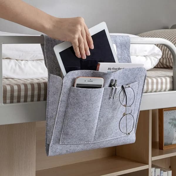 Pouch Bed – Förvaringsväska i Filt för Ditt Hem