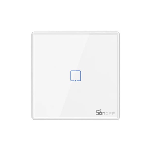 Smart Wireless Wall Switch Sonoff T2EU1C-RF 433MHz (1-channel) Valkoinen
