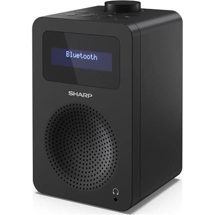 Sharp DR-430(BK) Digital Radio, FM/DAB/DAB+, Bluetooth 5.0, Midnight Black | Sharp | Digital Radio | DR-430(BK) | Midnight Black | Bluetooth | FM radi