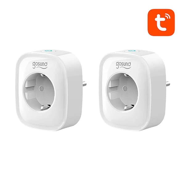 Smart socket WiFi Gosund SP1 (2-pack), 16A, Tuya