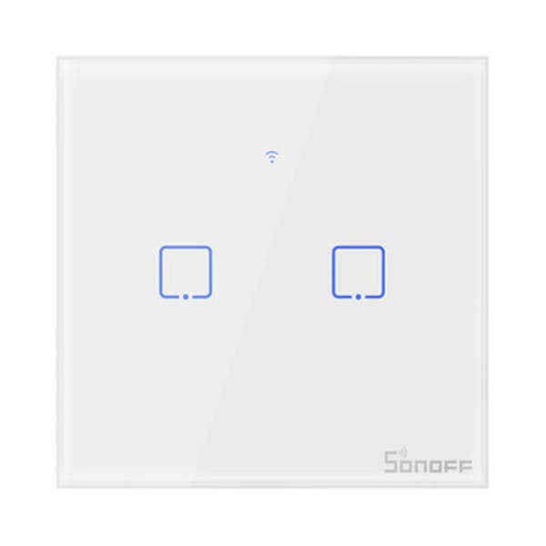 Smart Switch WiFi + RF 433 Sonoff T1 EU TX (2-channel)