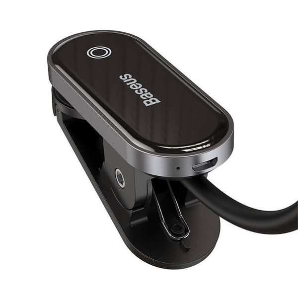 LAMPA pentru citit Baseus Comfort, LED, 3 trepte intensitate luminoasa, acumulator 400mAh, culoare 4000k "DGRAD-0G" (include timbru verde 0.18 lei) - Grå