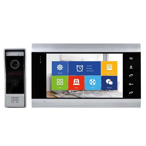 Pni Älykäs Videopuhelin Safehome Pt720mw Musta,Hopeinen