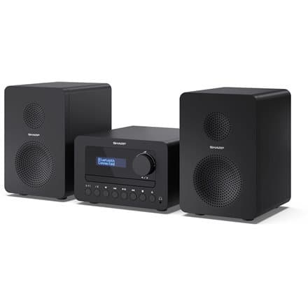 Sharp XL-B520D(BK) Tokyo Hi-Fi Micro System 2.0, FM/DAB/DAB+/USB, CD, Bluetooth 5.0, Aux-in, Black | Sharp | Tokyo Hi-Fi Micro System 2.0 | XL-B520D(B