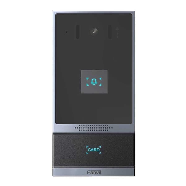 Fanvil Dørklokke Med Kamera I62 Sip Grå One Size / EU Plug Aluminium