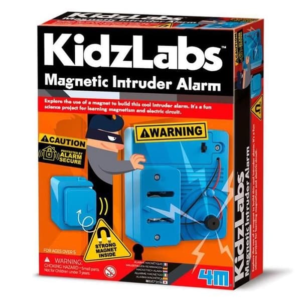 4M Kidzlabs utbildningssats - Magnetlarm - Inomhussiren