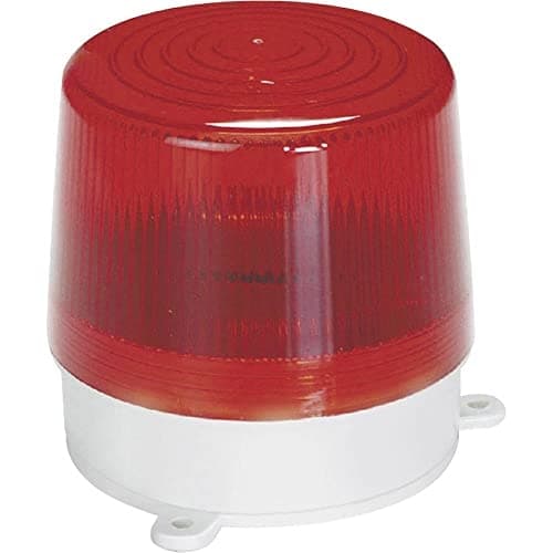 Sygonix SY-5044460 alarm strobe lys rød indendørs 12 V/DC (SY-5044460)