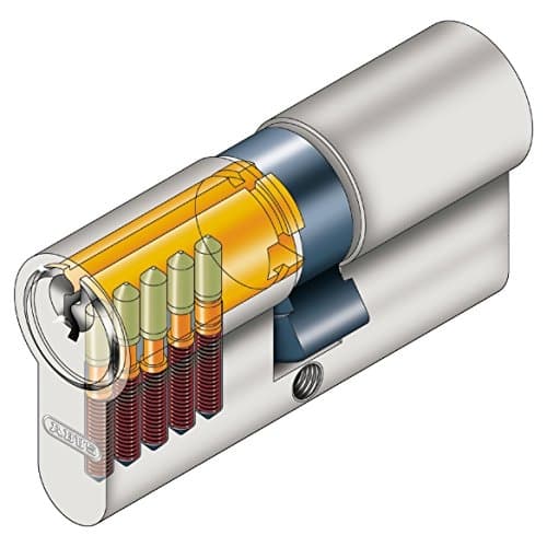 Abus profil cylinder/dobbelt cylinder 30/40 3 nøgler DIN1303/1825 (030109)