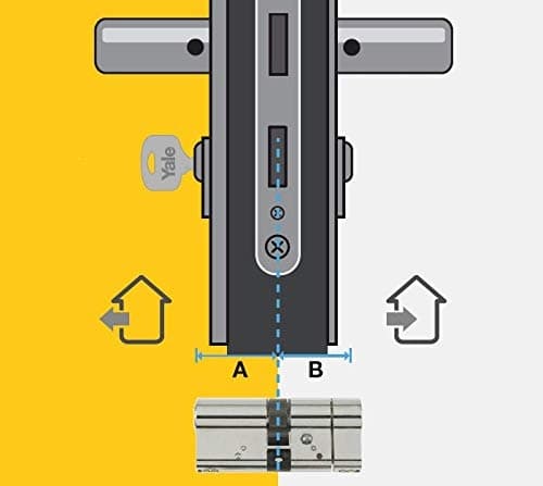 YALE Y002 08147 Profil dubbel cylinder 45 / 45 mm (Y002 08147)