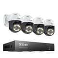 Pikkukuva 1 / 4: Turvakamerajärjestelmä, PTZ-toiminto, AI-kasvojentunnistus, , 2T, 5MP 2pcs Bullet Cams