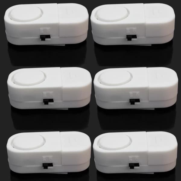 6 set Säkerhet Hemmakontor Larmsensor Trådlös magnetisk siren
