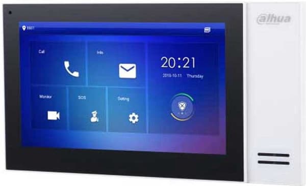 Dahua Technology VTH2421FW videoadgangssystem 17,8 cm (7") Sort, Hvid (VTH2421FW-P) Sort, Hvid