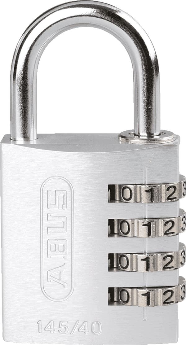 ABUS 145 hængelås med kombinationslås Sølv 145/40