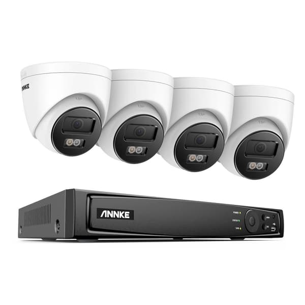 Turvajärjestelmä, Ultra HD -tarkkuus, PoE-verkkoyhteys, 8-kanavainen NVR 4 kpl kameraa, Ei mitään