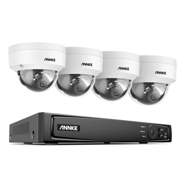 Turvajärjestelmä, Ultra HD -tarkkuus, PoE-verkkoyhteys, 8-kanavainen NVR 4 kpl kameraa, Ei mitään