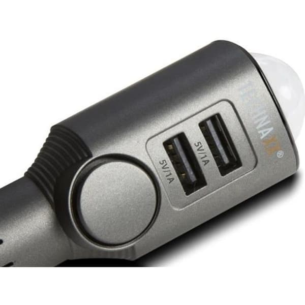 Billarm med laddningsfunktion - TX-100 Svart