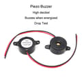 Miniatyrbild 4 av 5: Sound Buzzer SFM-20B 95dB med piezoelektrisk teknik