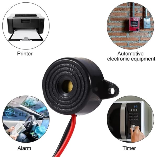 Lydsummer SFM-20B 95 dB med piezoelektrisk teknologi