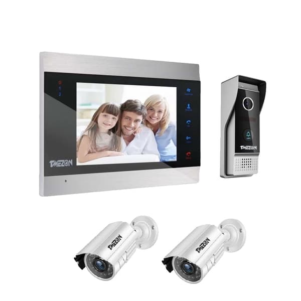 Video Dørtelefon Intercom System, 7 Tommer Farveskærm, Hands-Free Kommunikation,1 million 1 dag 2 cent