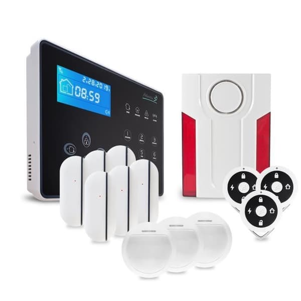 Larmpaket - Atlantic'S - NEOS - Kit 5 - SMS-varning - Rörelsedetektor - GSM