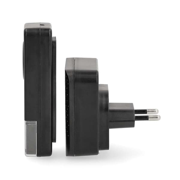 Nedis Langaton Ovikellosarja | Verkkovirtakäyttöinen | 100 - 240 V AC 50/60 Hz | 1x 23A 12V | Äänenvoimakkuus: 110 dB | Signaalin kantama: 150 m | IP5