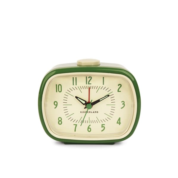 Kikkerland Retro vekkerklokke + grønn