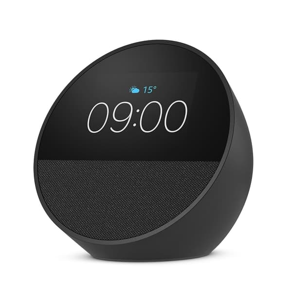 Amazon Echo Spot (2024) Smartklokke med kraftfull lyd og Alexa