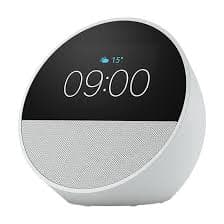 Amazon Echo Spot (2024) Smartklokke med kraftfull lyd og Alexa