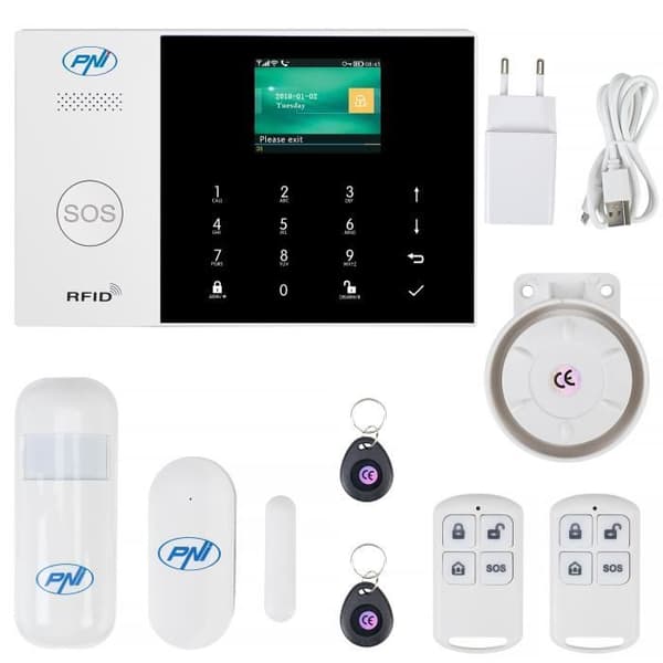 PNI SafeHouse HS600 Wifi GSM 4G trådlöst larmsystem