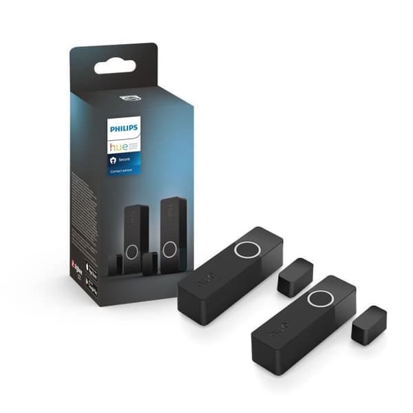 Philips Hue Pack med 2 Säkra kontaktsensorer Svart - 8719514487161