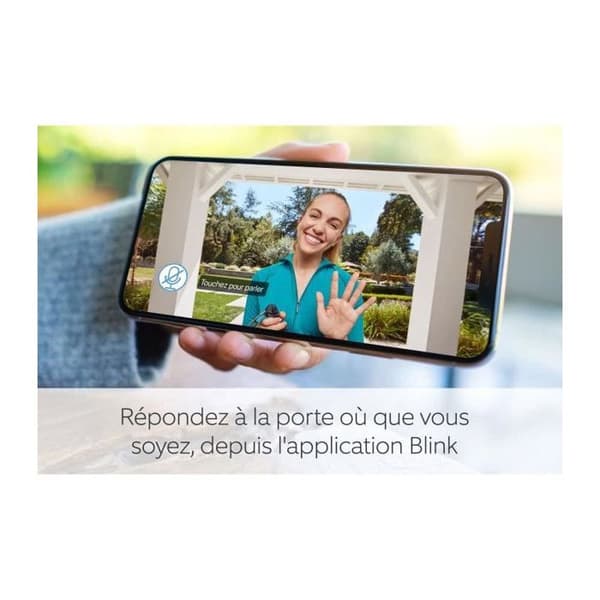 Blink video dörrklocka VIT dörrklocka kit
