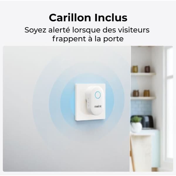 Intercom - REOLINK - D340P - Svart