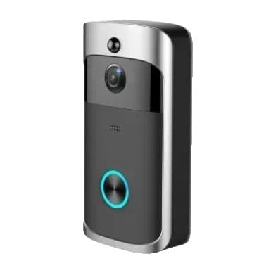 WiFi-ovikello kamera, 720P HD -resoluutio, kaksisuuntainen ääni,Eu plug in Finnish is "Eu-plugi", B