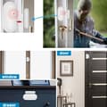 Miniatyrbild 3 av 4: Beröringskänsligt larmtangentbord Försäkringsdetektering Infraröd WIFI intelligent Dörrsensor Detektion Dynamisk