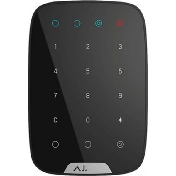 Oberoende tvåvägs svart tangentbord - AJAX - Räckvidd 1700 meter - Batteritid 2 år