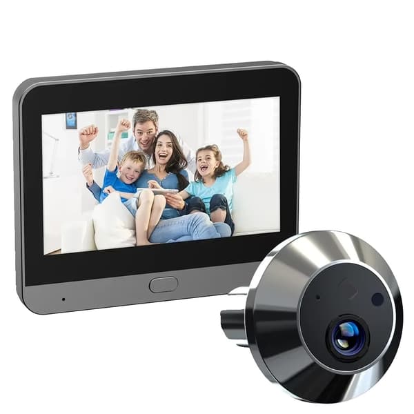 Smart dörrkamera, 1080P HD-video, 150° vidvinkel,Dörrkamera 128G
