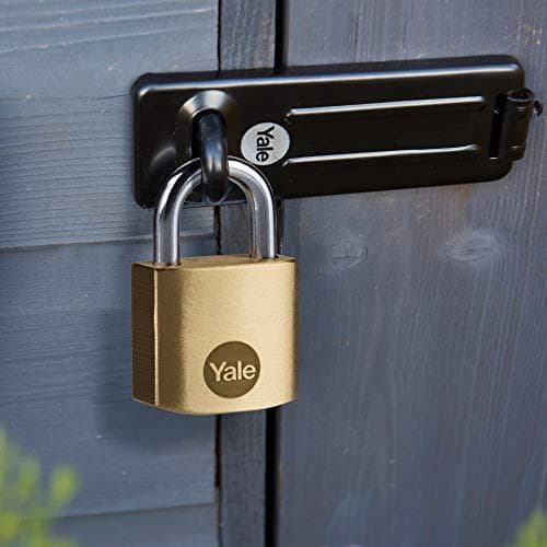 YALE Y105B/90/BK Security Hasp 90mm (Y105B/90/BK)