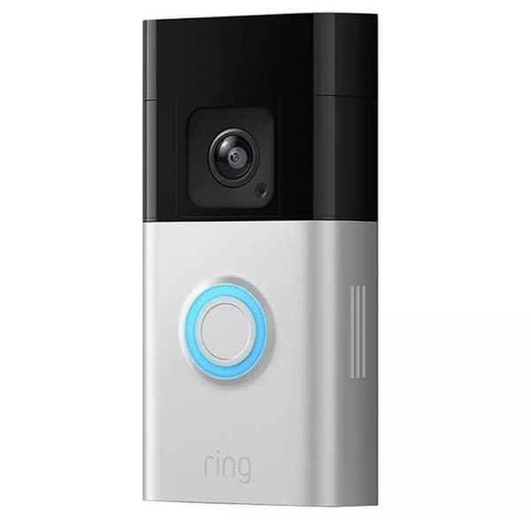 Ring Paristovideo-ovikello Pro Satin Nickel