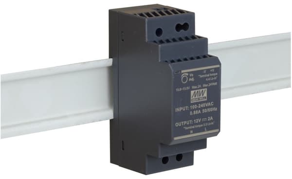 Switching-strømforsyning til DIN-skinne MEAN WELL HDR-30-12 12V/30W/2A