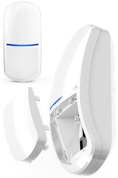 Satel SLIM-DUAL-LUNA rörelsedetektor Passiv infraröd (PIR) sensor/Mikrovågssensor Vit