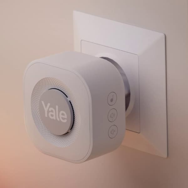 Yale Dørklokke Grå, Hvid