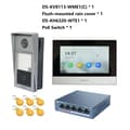 Miniatyrbild 2 av 2: Video Intercom Kit, Stöd för flera språk, Kompatibilitet med Power over Ethernet (POE),Flush box KIT