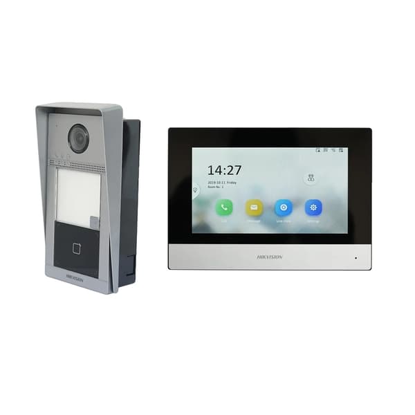 Video Intercom Kit, Understøttelse af flere sprog, Kompatibilitet med Power over Ethernet (POE),Flush Ingen kontakt