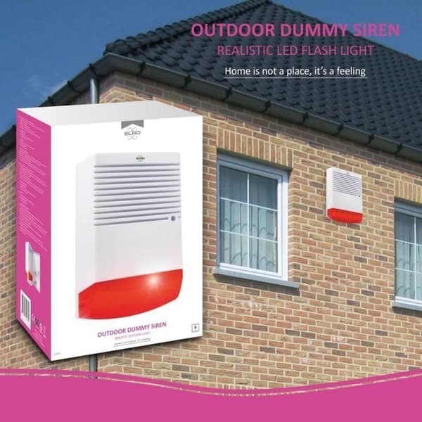 ELRO ADS1F Dummy Alarm med LED-blinkljus - Dummy