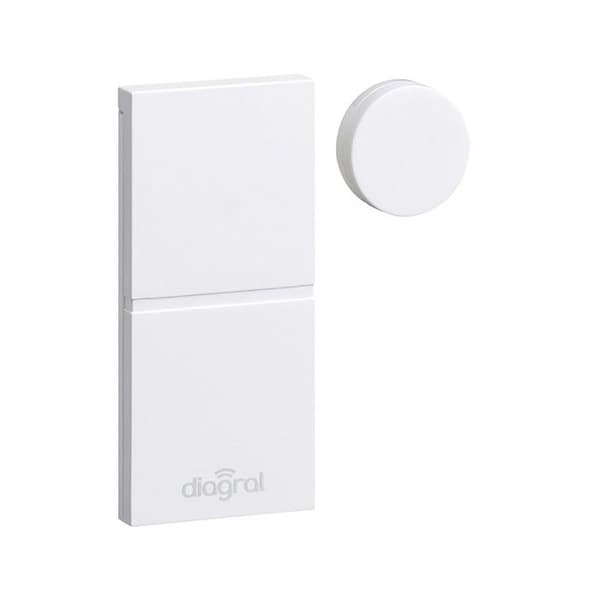 Alarm - DIAGRAL - DIAG18CSF - Video - Ansluten - Färg Vit