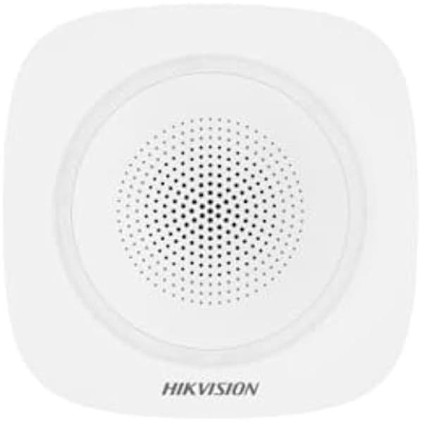 Inomhussiren med blixt - Hikvision - 3 typer av larm - 90 till 110 dB
